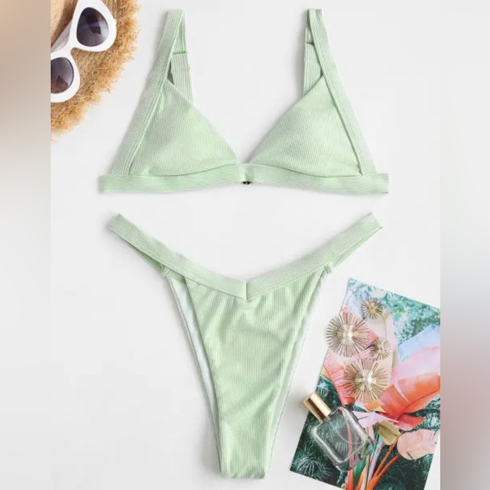 Adult Cheeky Ribbed Bikini